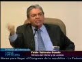 Escuche la réplica del senador Petro al MInistro del Interior en el debate sobre las pirámides que se desarrolló el pasado martes 25 de noviembre en la Comisión Primera de Senado. El Ministro Valencia Cossio en tono enérgico, había señalado que Petro nunca tiene pruebas en sus señalamientos contra el Presidente de la República.