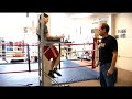 Boxing Training Equipment : Using an Iron Man Tower in a Boxing Gym