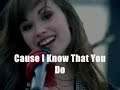 Demi Lovato - Get Back Karaoke (Official Music Video)  [Lyrics On-Scre=een]