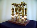 "Stirling V4 Engine" Steampunk Ringbom Hot Air Engine