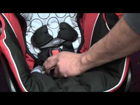 how to adjust britax b safe harness