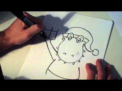 how to draw xmas decorations