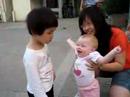 Charlene making friends, 2
