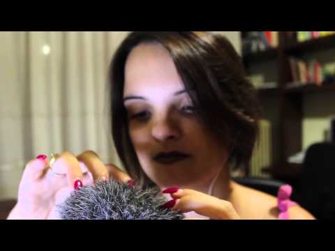 Awsome ✪ASMR✪ trigger! Touching&caressing microphone + some whispering