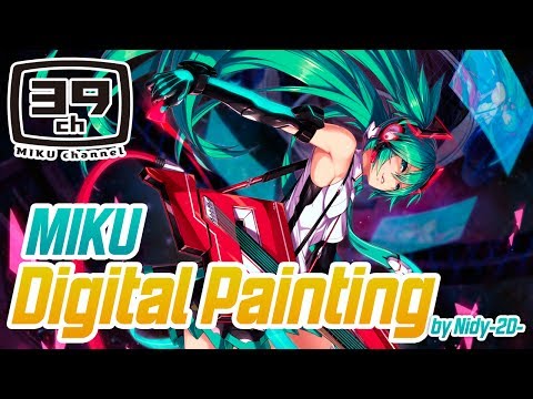 【HATSUNE MIKU】 Digital painting of