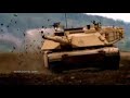 M1 Abrams Tank In Action