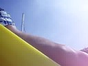 dingle on worlds biggest water slide