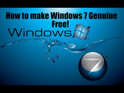 how to make windows 7 genuine