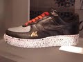 Custom-painted sneakers