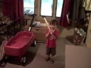 Jameson plays baseball w/ grandma and grandpa