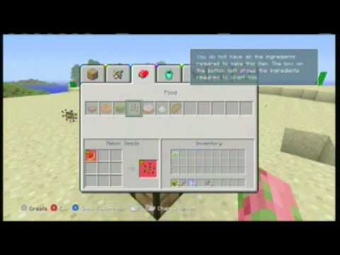 how to harvest melons in minecraft xbox