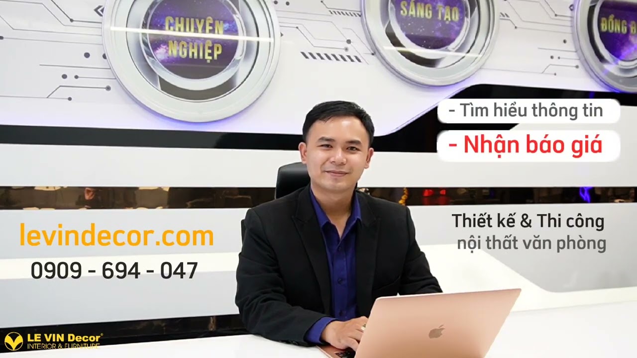 Thiết kế và thi công văn phòng - Levin Decor