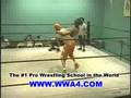 WWA4 Wrestling Move Back Breaker Ampliflyer v Jena