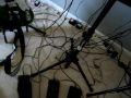 hi: 1st time for me hooking up a korg kaossilator to my moogerfooger rig.  the moogs rig includes the moogerfooger freqbox, MuRF, lowpassfilter, and analog delay, all controlled by 5 moog ep-2 expression pedals. the kaossilator is running into a line6 bass pod xt.