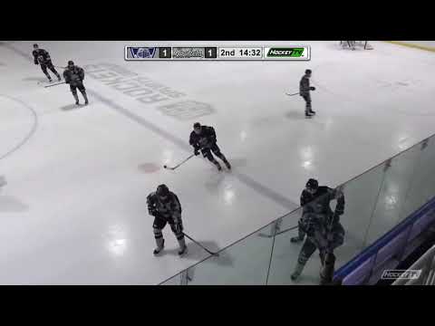 WBS Knights vs Rockets 3-2 win 11/13/21 Jared Showen Dark Blue #22  Assist at 9:50 Goal at 10:52