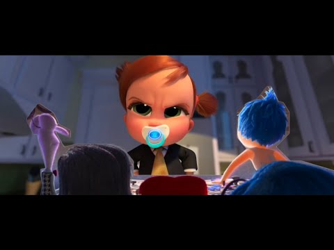 Inside Out Emotions Watching The Boss Baby Family Business Trailer