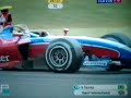 cachorro na pista da gp2 turquia bruno senna prejudicado