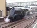60019 Bittern is turned at Lincoln