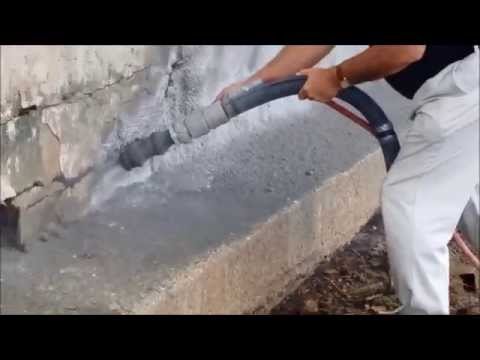 how to patch gunite