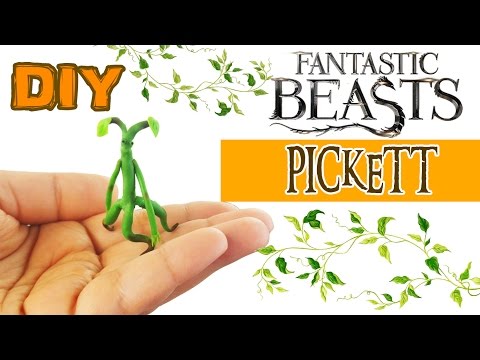 DIY MINIATURE FANTASTIC BEASTS AND WHERE TO FIND THEM PICKETT BOWTRUCKLE