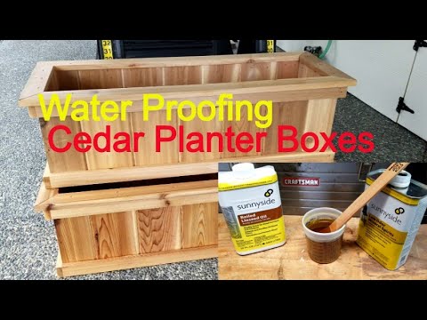 video-linktoworks-Water Proofing Cedar Planter Boxes
