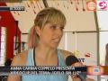 Anna Carina presentó su videoclip 