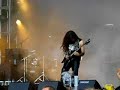 Jeff Beccerra with members of Sadistik Intent playing Possessed classics at Wacken `07