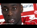 Chris Malonga, 1er Jour En Rouge Et Blanc