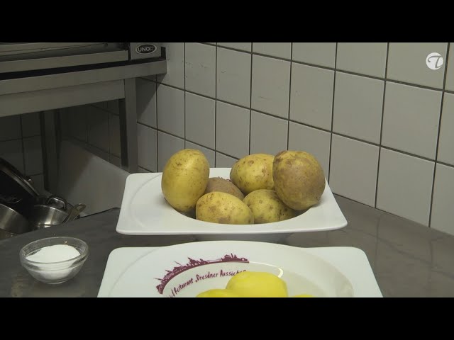 Original Thüringer Klöße als Beilage zum Hirschbraten