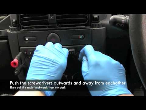 how to get the radio code for a renault clio