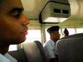 Airman Lozoya on Bus Ride Lackland AFB