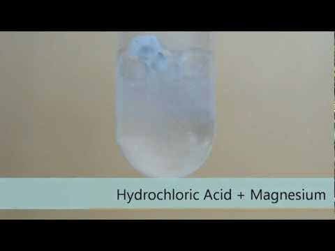 how to react magnesium with hydrochloric acid