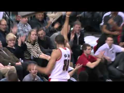 Nicolas Batum’s Putback Dunk against Heat