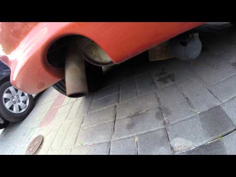 Peugeot 206 1.4 8v Cold Start Exhaust Before Repair