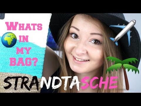 🌴✈️ What's in my BEACH bag? Strandtasche packen ⎜Krishi⎟