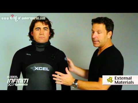 xcel - Xcel 6x5x4 Infiniti X Zip 2 Hooded Wetsuit 2013 Available at: https://www.kingofwatersports.com/item.do?item=30377&path=xcel-6x5x4-infiniti-x-zip-2-wetsuit-2...
