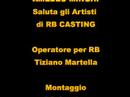 AMEDEO MINGHI saluta gli artisti di RB Casting.com