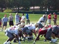 2008 49ers Training Camp, Day 1
