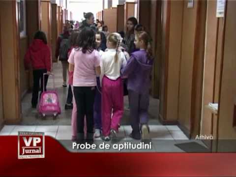 Probe de aptitudini