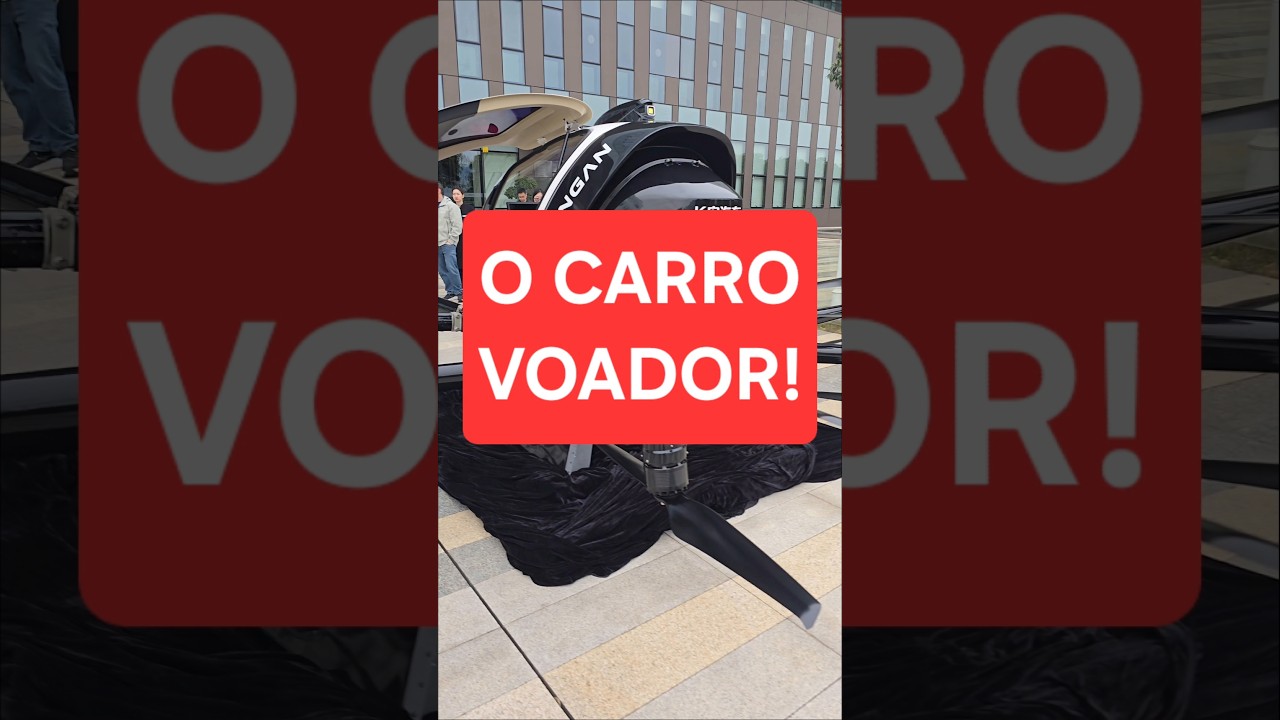O CARRO VOADOR EXISTE E PARECE UM DRONE! #shorts