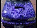 PRPL3AGLE AE101 airbrushed