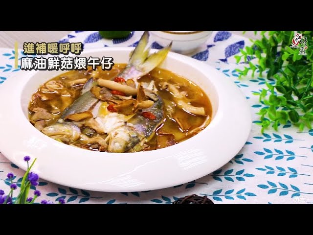 【食譜影片】麻油鮮菇煨午仔