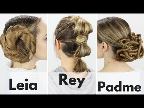 3 Iconic Star Wars Hairstyles Tutorial!