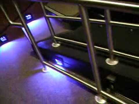 coolbluelights - Recorded on March 24, 2012) Here are some cool looking blue lights at the orchestra rehearsal, I first went there October 15, 2011 and I saw something that l...