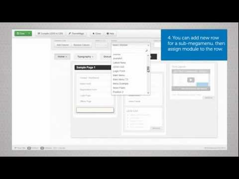 JA T3V3 Framework - MegaMenu
