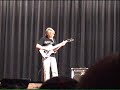 kyler brown age 13 rockin randy rhoads, at
middle school talent show. wins grand
champion at show.