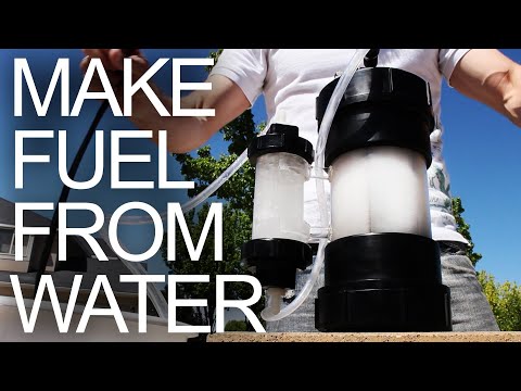 how to collect gas over water