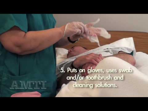 how to provide oral care to unconscious patient