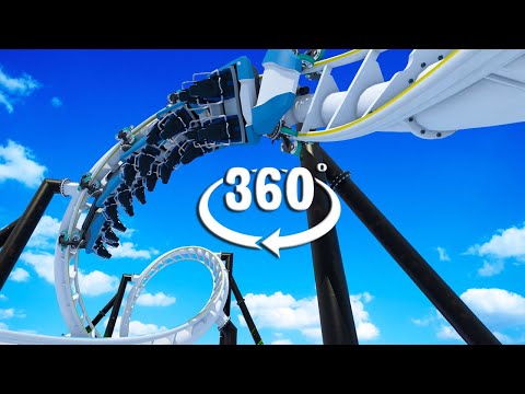 VR 360 Video Winter Forrest Roller Coaster Ride for Virtual Reality Headsets - Full Movie - YouTube