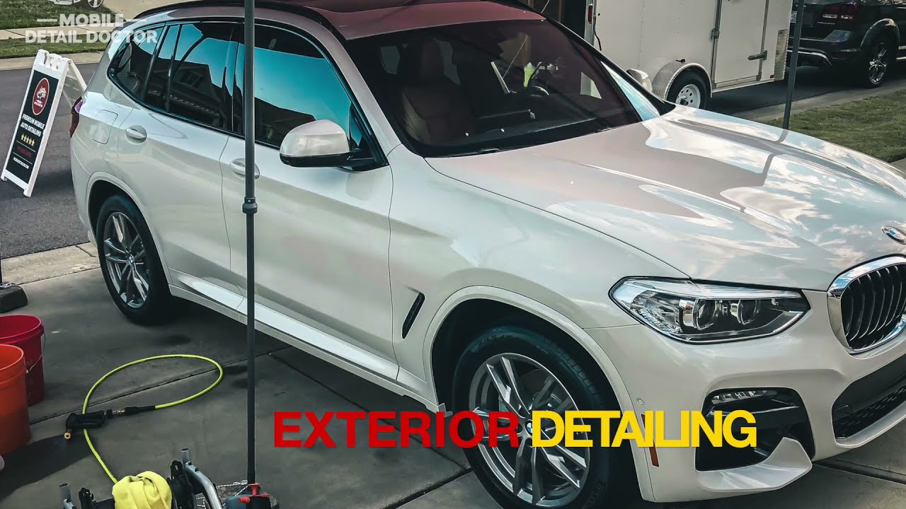 Raleigh Mobile Car Detailing - BMW X3 Exterior Car Detail